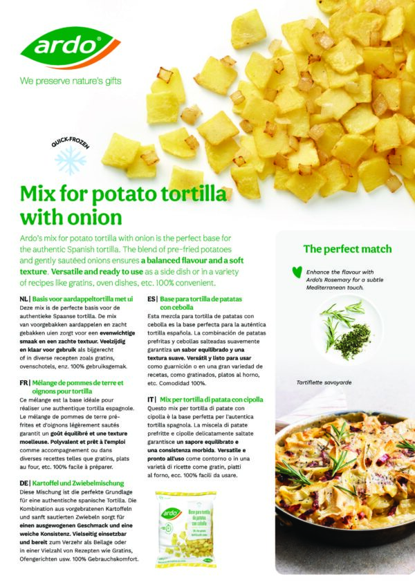 Print Tortilla Mix (per 100)