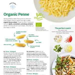 Print Organic Penne (per 100)